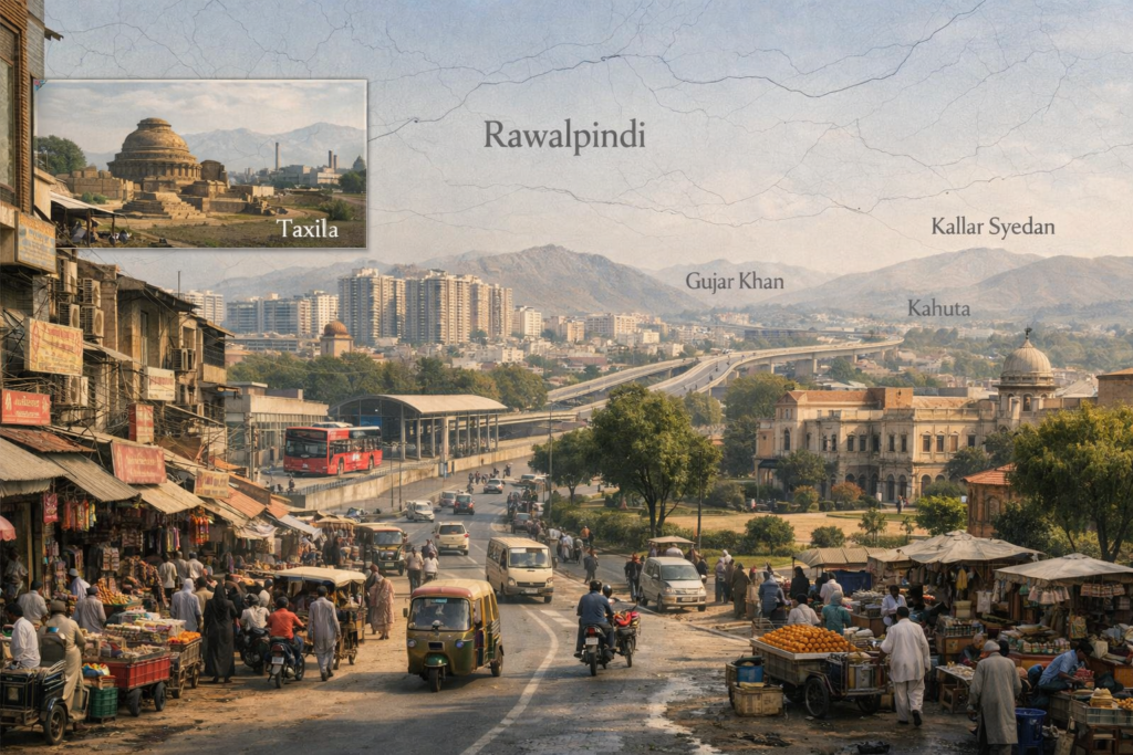 Rawalpindi and its surroundings